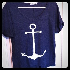 Navy Blue anchor ⚓ T